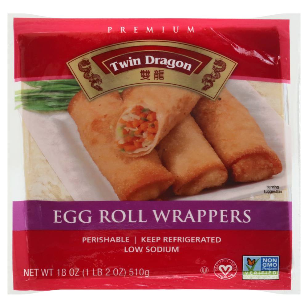 Twin Dragon Premium Egg Roll Wrappers (18 oz)