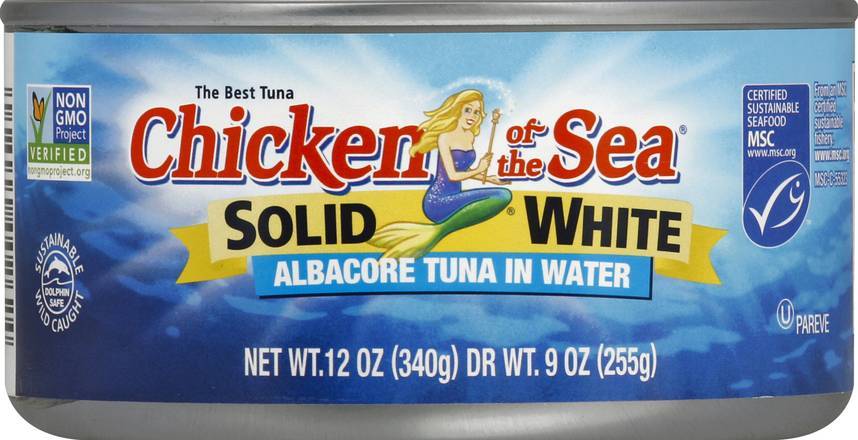 Chicken Of the Sea Solid Albacore Tuna Water (white)