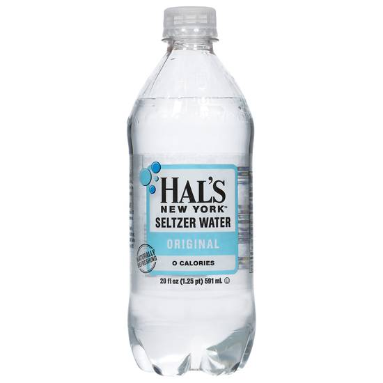 Hal's New York Original Seltzer Water (20 fl oz)