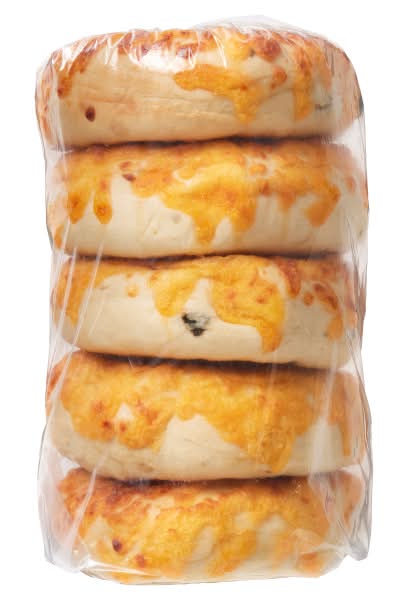 Fresh From Meijer 5pk Unsliced Jalapeno Cheddar Bagels