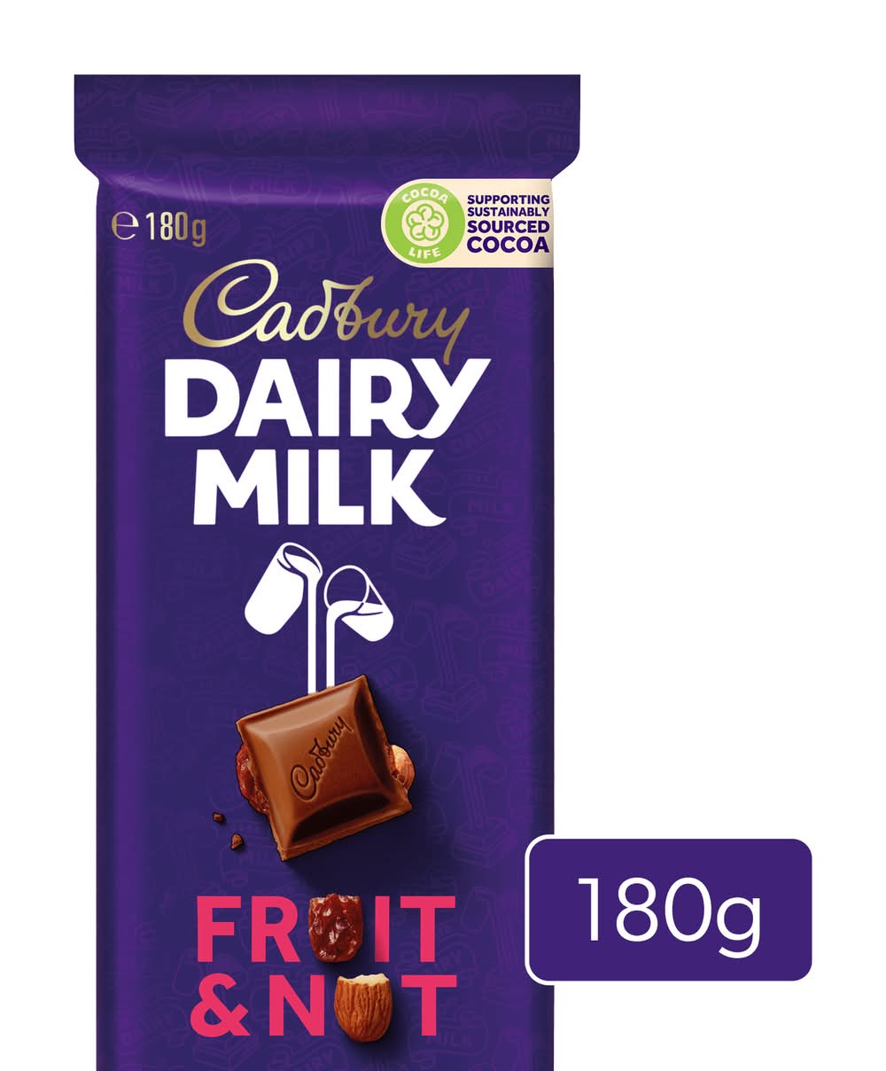 Cadbury Dairy Milk Chocolate (180g)