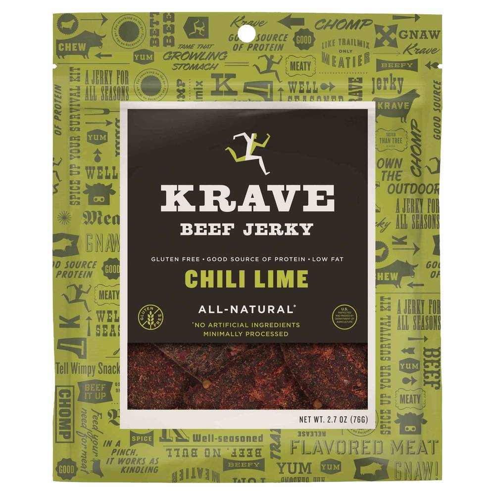 Krave Chili Lime Beef Jerky (2.7 oz)