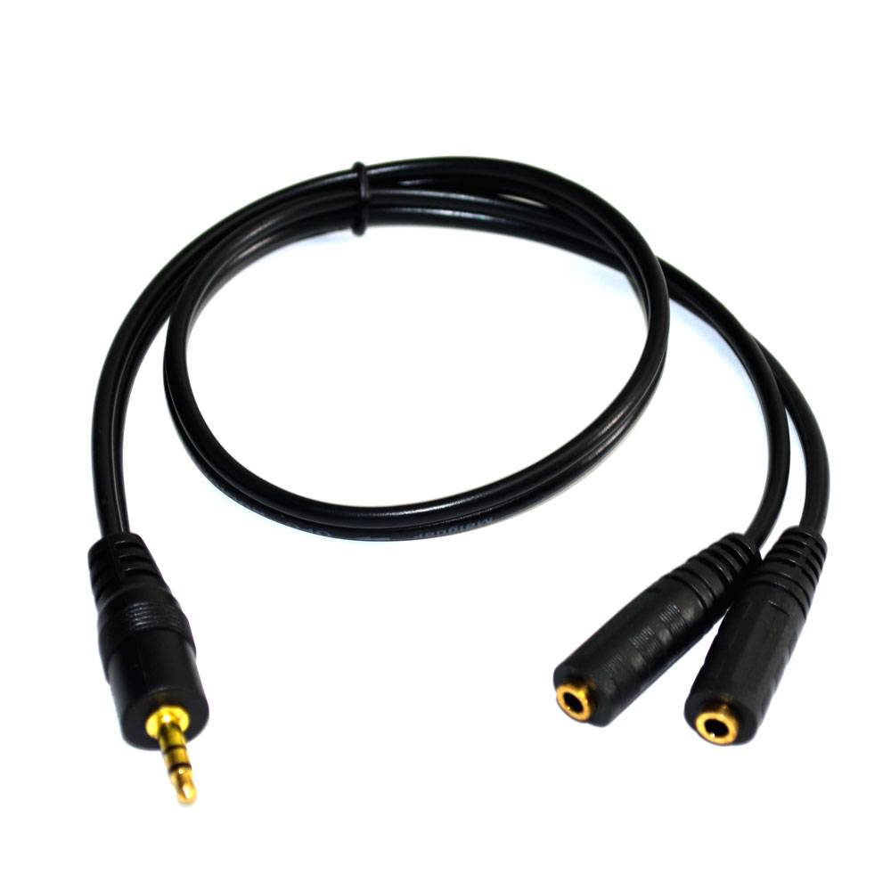 Spektra Cable Audio Estéreo 3.5mm a 2x3.5mm hembra - 50cms