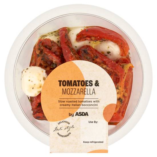 Asda Italian Inspired Semi-Dried Tomatoes & Mozzarella in Sunflower Oil 150g