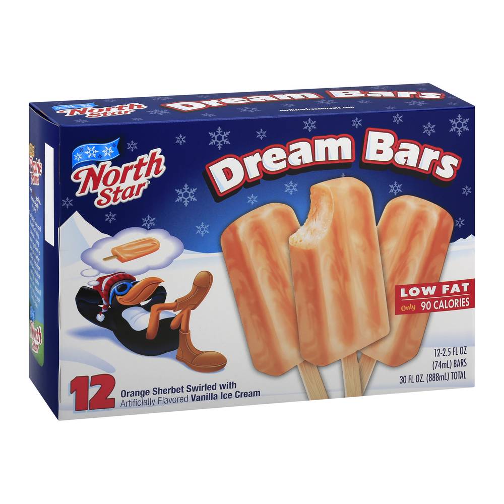 North Star Orange With Vanilla Ice Cream Dream Bars (30 fl oz)