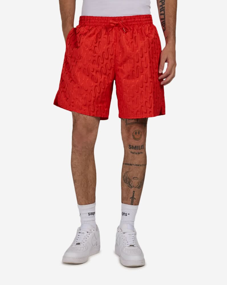 Nike 7" Fully Lined Swim Shorts (Red - L)