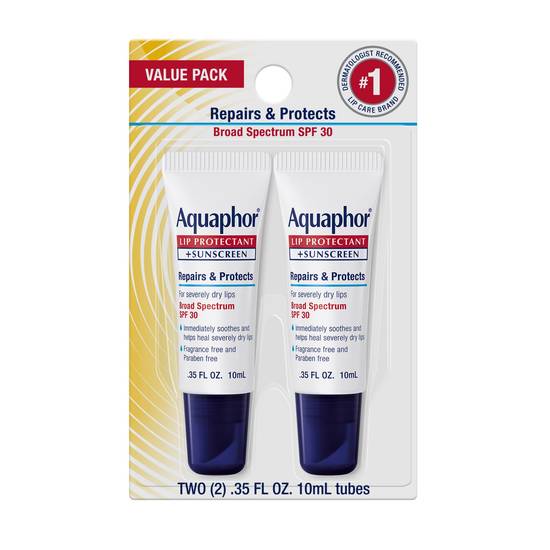 Aquaphor Lip Repair & Protect SPF 30 Dual Pack