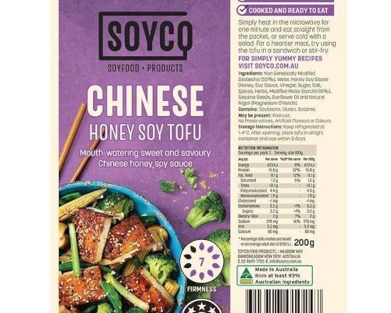 Soyco Chinese Honey Soy Tofu 200g