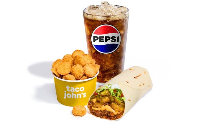 Spicy Beef & Jalapeño Burrito Combo