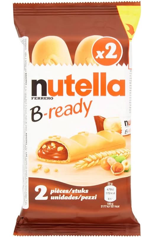 Nutella B-Ready Crispy Wafer Filled with Nutella 1.55oz