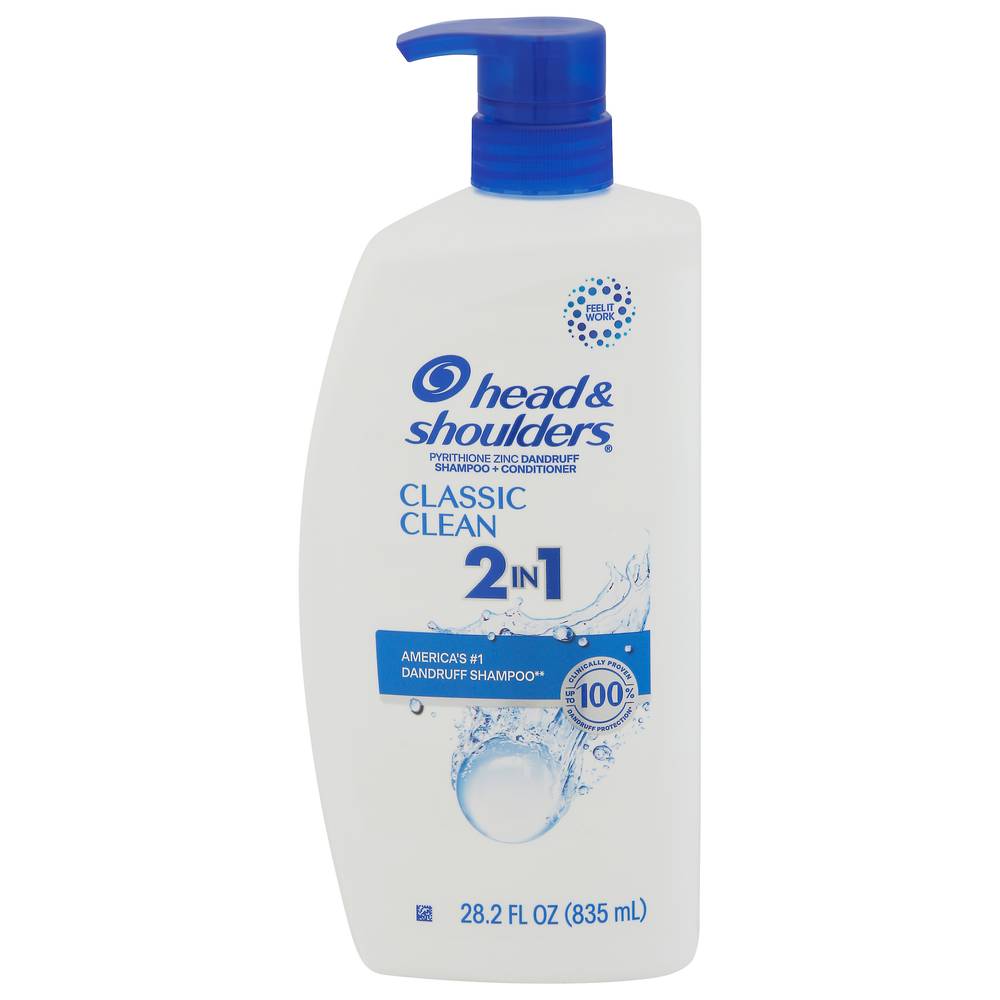 Head & Shoulders 2 In 1 Classic Clean Shampoo + Conditioner (28.2 fl oz)