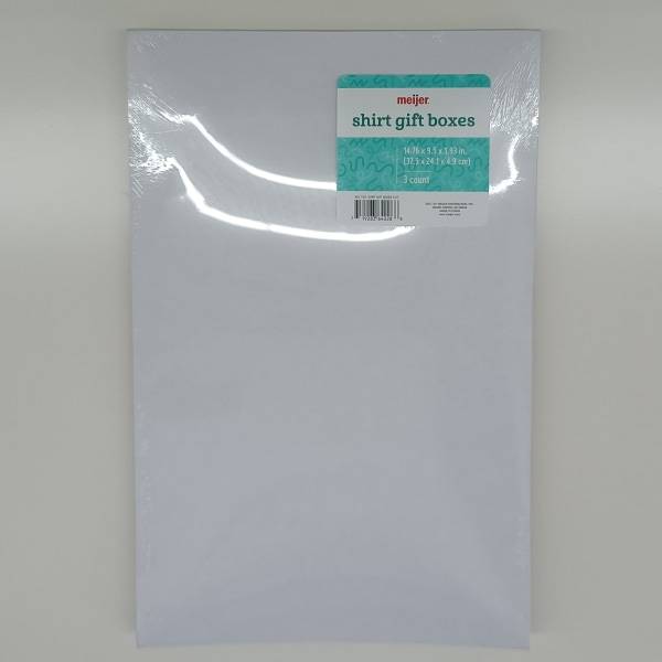 Meijer Shirt Gift Boxes, 3 counts