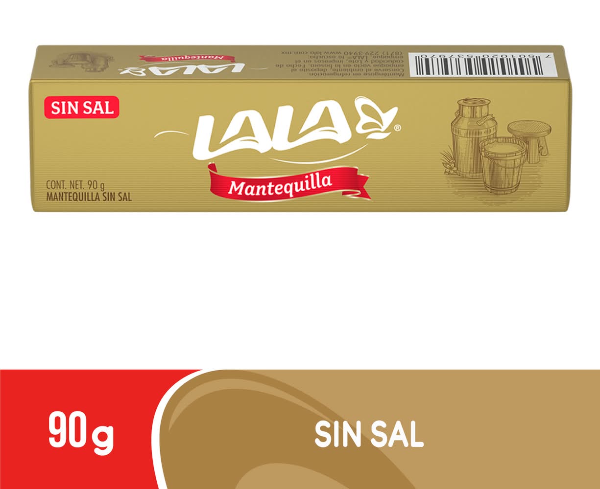Lala · Mantequilla sin sal (90 g)