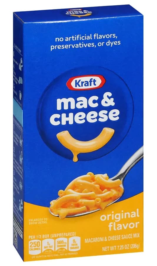 Kraft Macaroni and Cheese the Cheesiest Original Flavour