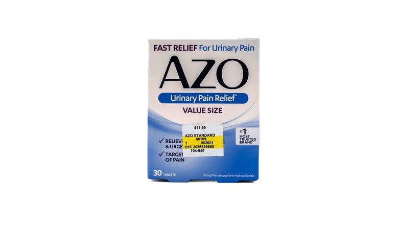 Azo Urinary Pain Relief Value Size (30 ct)