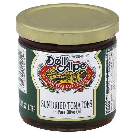 Dell'alpe Sun Dried Tomato in Pure Olive Oil (7.5 fl oz)