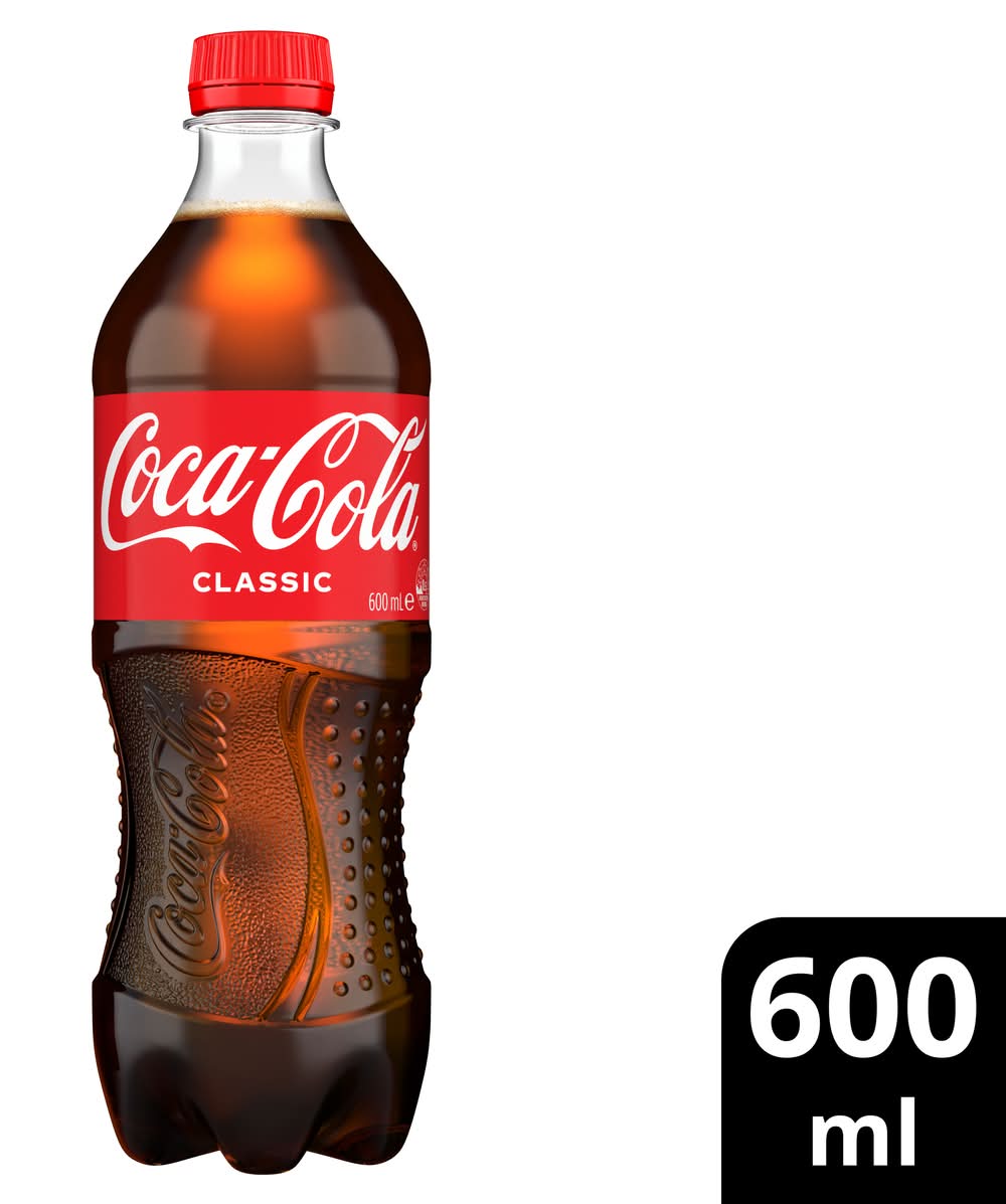 Coca-Cola Classic Soft Drink (600mL)