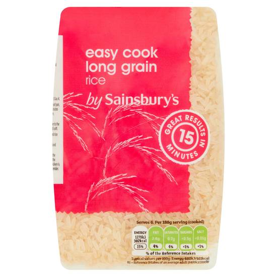 Sainsbury's Easy Cook Long Grain White Rice 500g