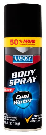 Lucky Super Soft Body Spray Cool Water (4.2 oz)