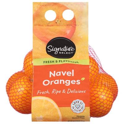 Navel Oranges Prepacked Bag - 4 Lb