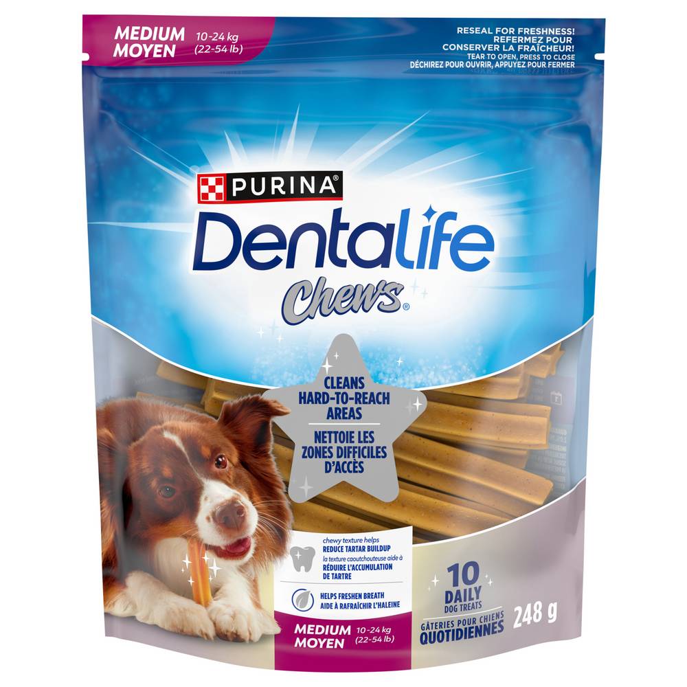 Dentalife Chews Medium Breed Dental Dog Treats (248 g)