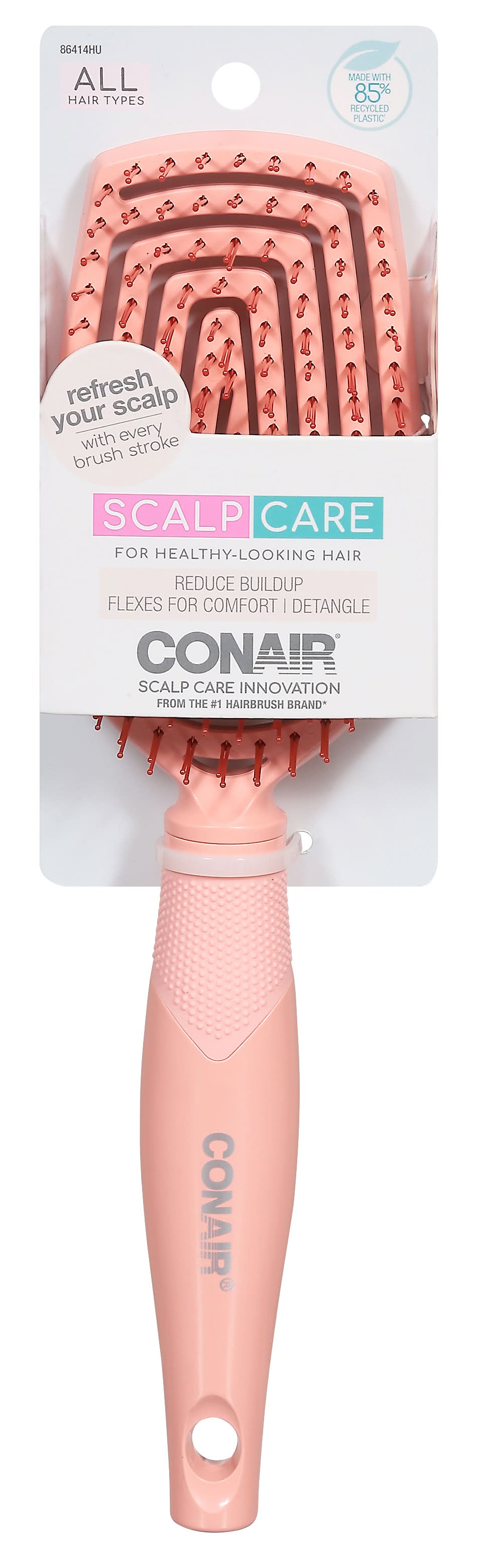 Conair Scalp Care Hair Brush, Peach