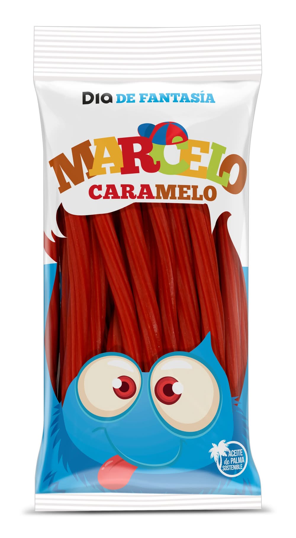 Regaliz Rojo Torcidas Marcelo Caramelo De Dia Bolsa 225 G