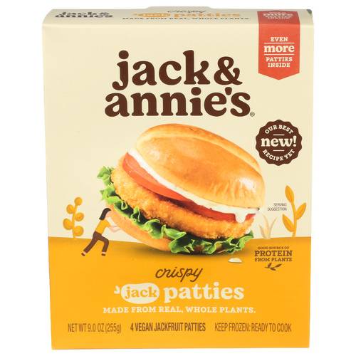Jack & Annies Crispy Vegan Jackfruit Patties
