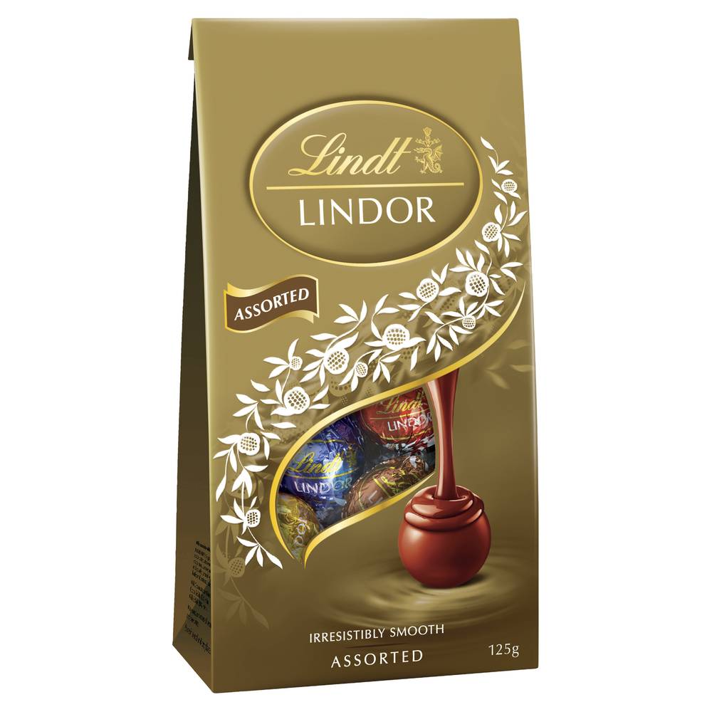 Lindt Lindor Chocolate Balls, Assorted (125g)