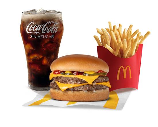McMenú Quesoburguesa Doble