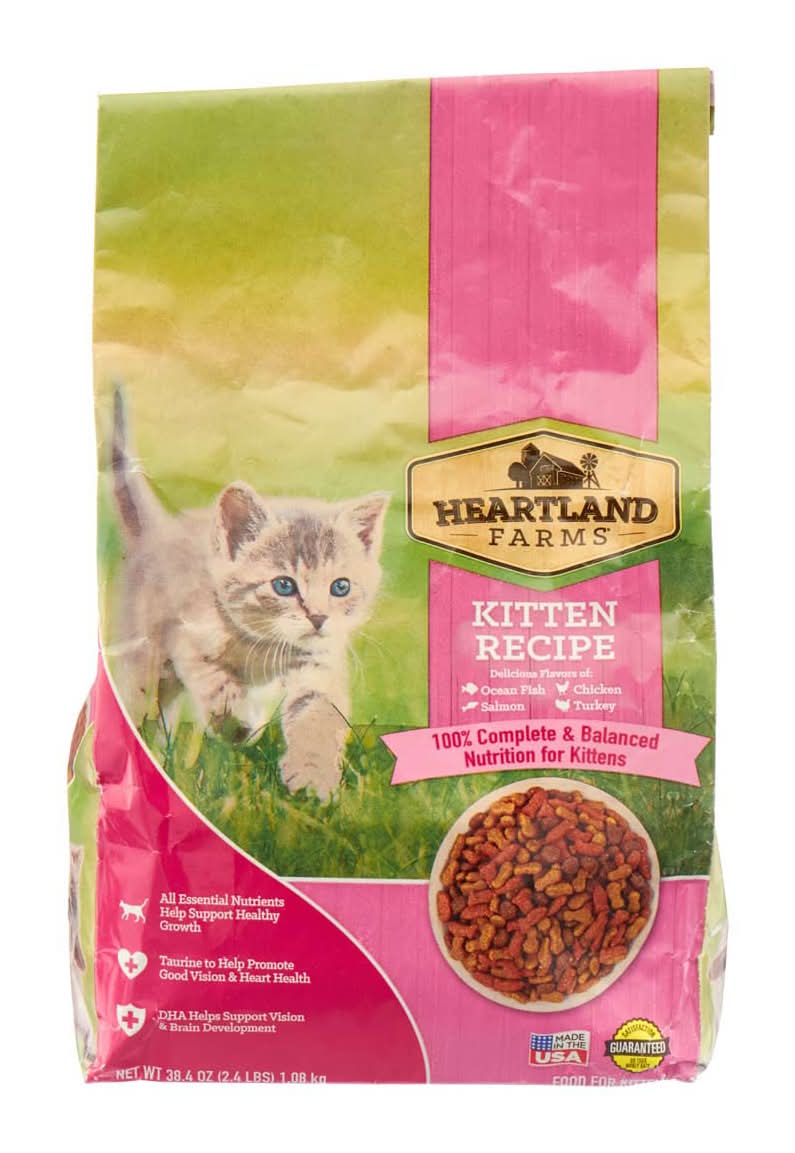 Heartland Farmss Dry Kitten Food 38.4 Oz