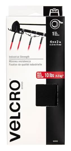 Velcro Industrial Strength Fasteners Tape, 4ft X 2in