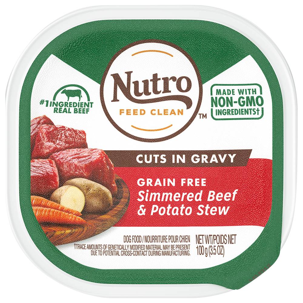 Nutro Simmered Beef & Potato Stew Dog Food (3.5 oz)