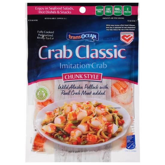 Transocean Chunk Style Crab Classic Imitation Crab