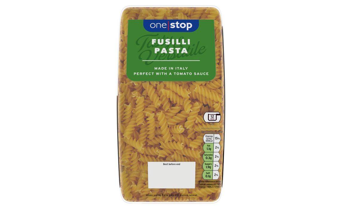 One Stop Fusilli Pasta Twists 500g (392813)