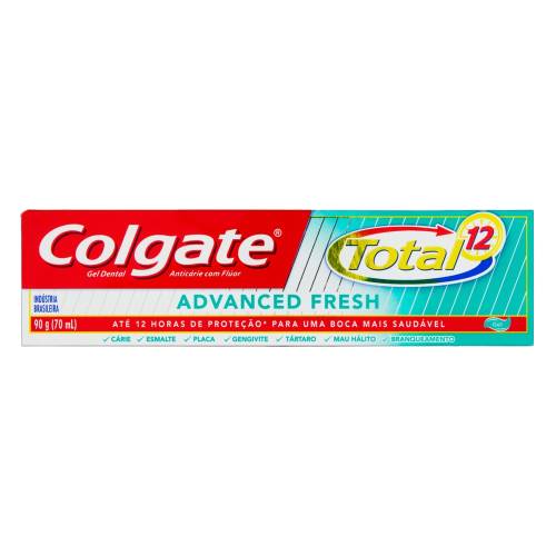 Colgate creme dental com flúor advanced fresh (90g)