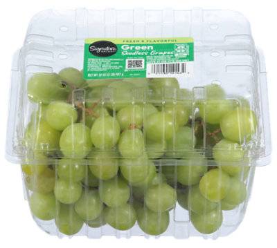 Signature Farms Green Seedless Grapes