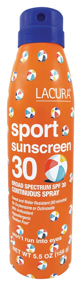 Lacura Sport Sunscreen Spray Spf 30 (5.5 oz)