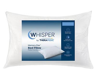 Therapedic Whisper Memory Flex Standard Pillow (White)