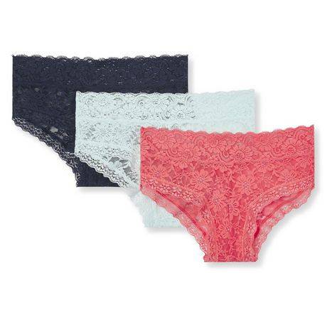 George Women's 3-Pack Thong Underwear 