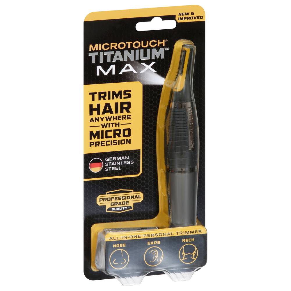 MicroTouch Titanium Max All-In-One Personal Trimmer (3.2 oz)