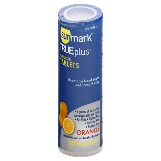 Sunmark True Plus Orange Glucose Tablets (10 ct)