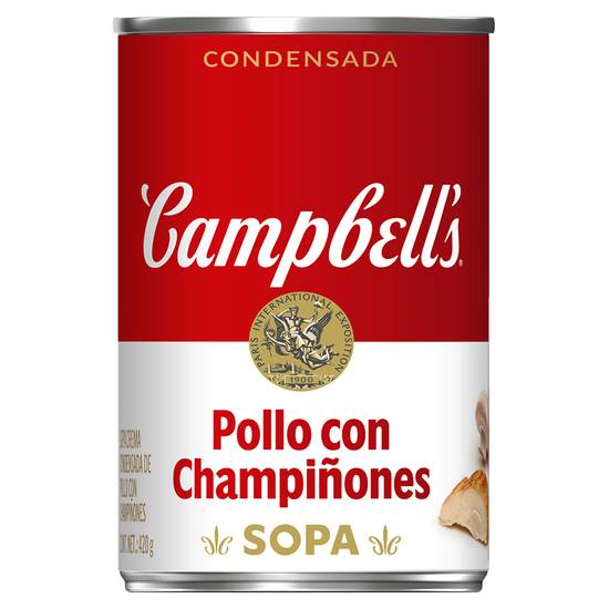 Campbell's crema de pollo con champiñones (lata 420 g)