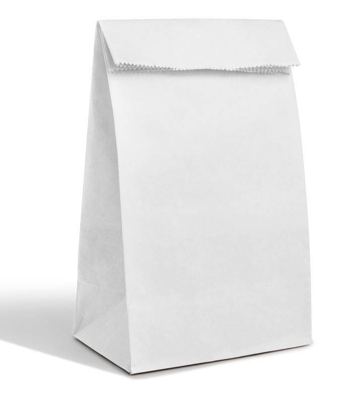 Duro - 4lb White Paper Bags - 500 ct (1X500|1 Unit per Case)