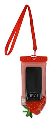Novelty Waterproof Phone Pouch Strawberry