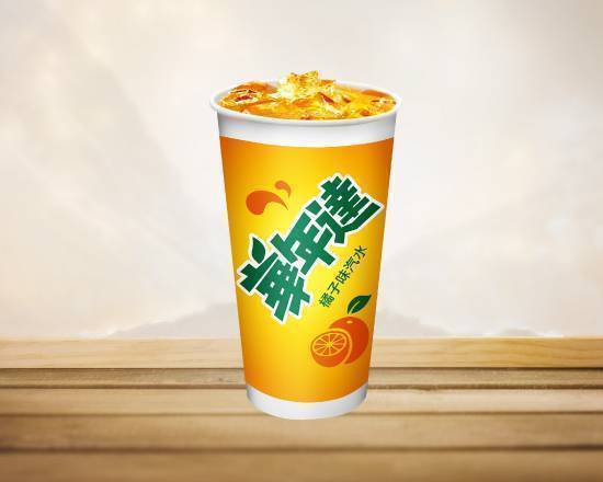 中杯華年達橘子味汽水 Medium Mirinda