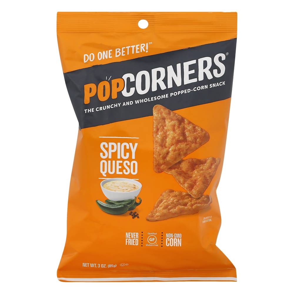 PopCorners Popped-Corn Snack, Spicy Queso (3 oz)