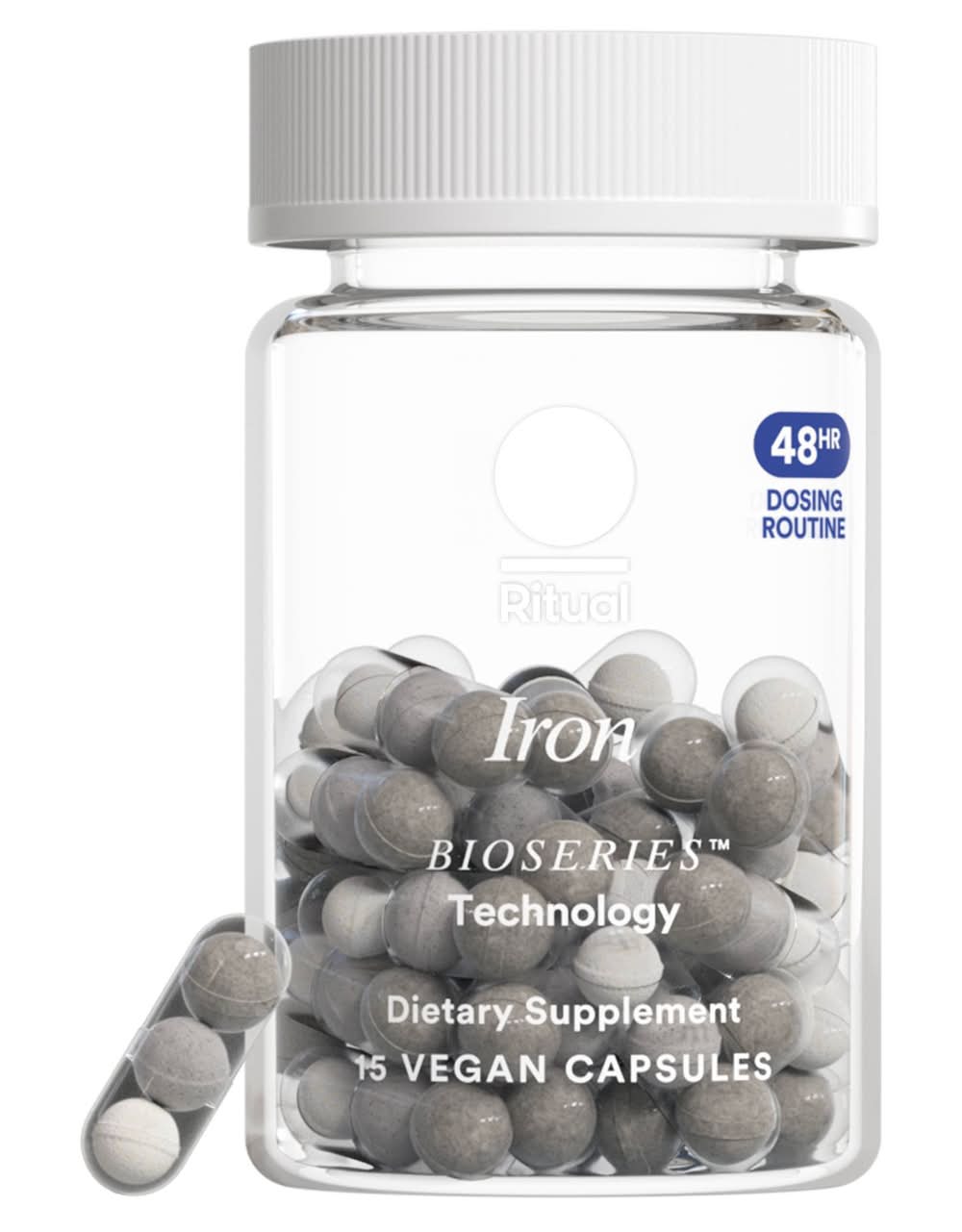 Ritual Iron With Bioseries Technology Dietary Supplement Capsules (15 ct)