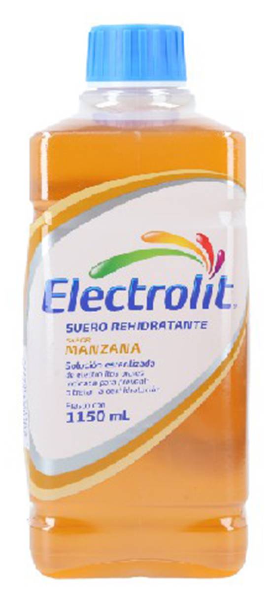 Electrolit · Suero rehidratante, manzana (625 ml)
