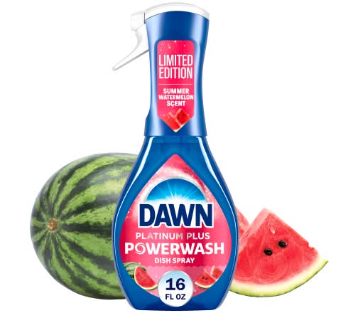 Dawn Powerwash Platinum Plus Summer Dish Spray, Watermelon (1 pint)
